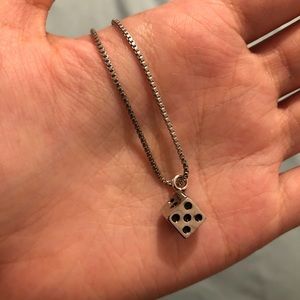 brandy melville dice necklace